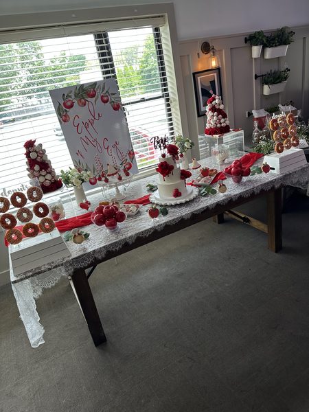 Dessert table spread
