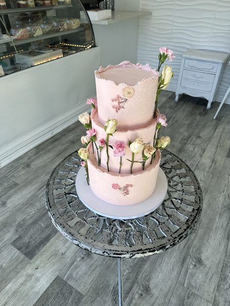 Wedding celebration cake