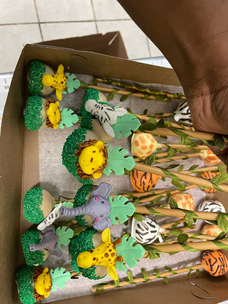 Custom treats and dessert favors